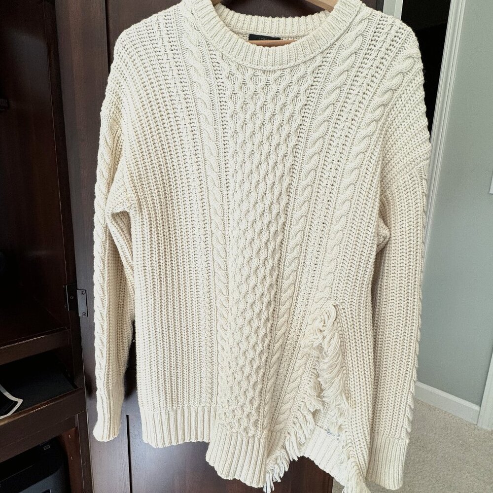 J Crew Cableknit Sweater